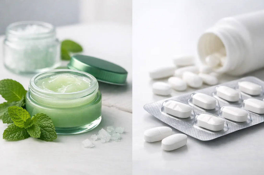 Menthol Balm vs Antiviral Pills for Cold Sores